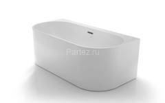 Ванна акриловая Azario BRADFORD 1800х800х580 пристенная, в комплекте с сифоном и металлической рамой