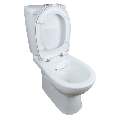 Унитаз-компакт Керамин Альбано R 350х640х840 с жестким сиденьем, с двухрежимной спускной арматурой и