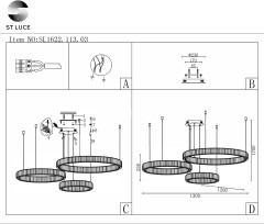Подвесной светильник ST Luce SL1622.113.03
