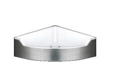 Полка угловая Fixsen Hotel одноэтажная, хром (FX-31003D)