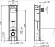 Комплект инсталляции Ideal Standard Exacto с крышкой-сиденьем микролифт (X022601)