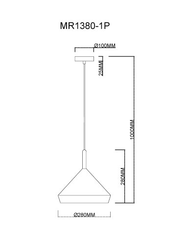Подвесной светильник MyFar MR1380-1P