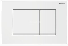Кнопка смыва Geberit Delta 30 двойной смыв, цвет альпийский белый (115.137.11.1)