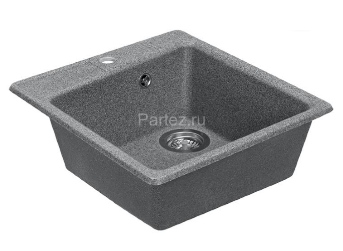 Кухонная мойка AQUATON Парма 510х470х175 мм., серая (1A713032PM230)