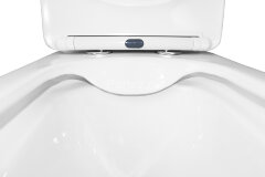 Унитаз-компакт Azario VELISE 355х625x810 напольный, безободковый в комплекте с быстросъемным сиденье