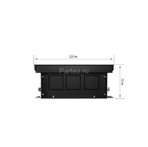 Конвектор внутрипольный Royal Thermo ATRIUM-90/200/2200-DG-U-NA