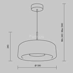 Подвесной светильник Maytoni MOD127PL-L6SG