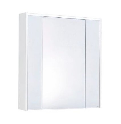 Зеркальный шкаф Roca Ronda 80 см, бетон/белый матовый (Z.RU93.0.300.9)