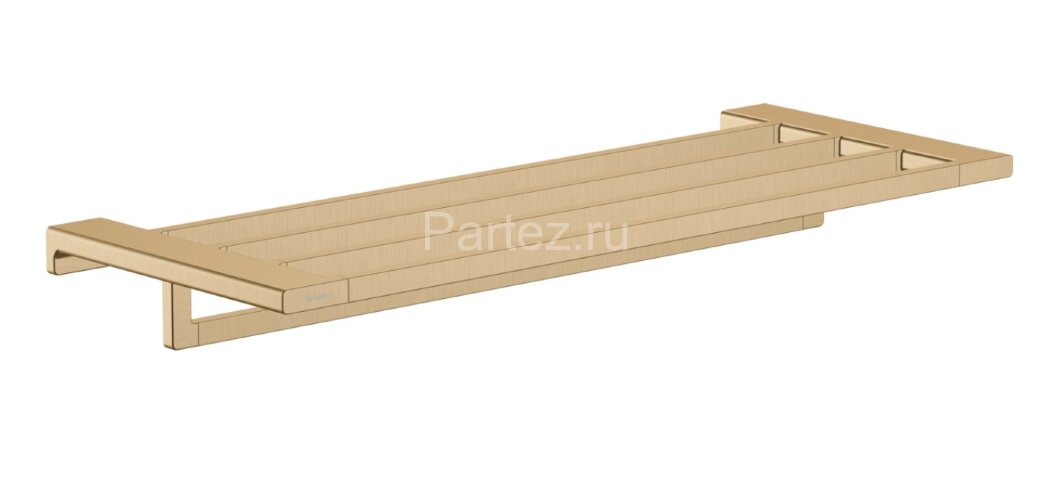 Полка для полотенец Hansgrohe AddStoris 648 мм, шлифованная бронза (41751140)