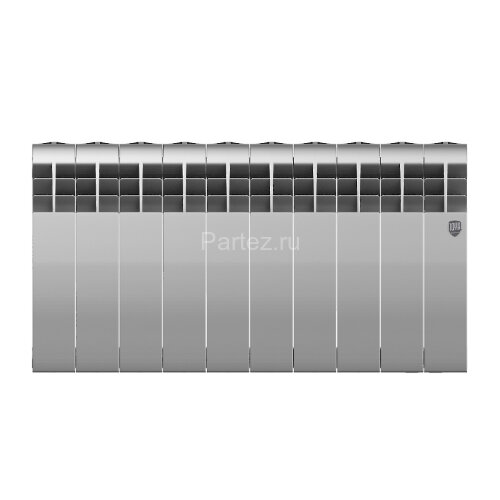 Биметаллический радиатор Royal Thermo BiLiner Silver Satin 350/87-10