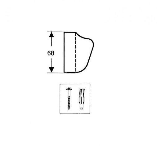 28321000 Держатель для душа Porter Universal