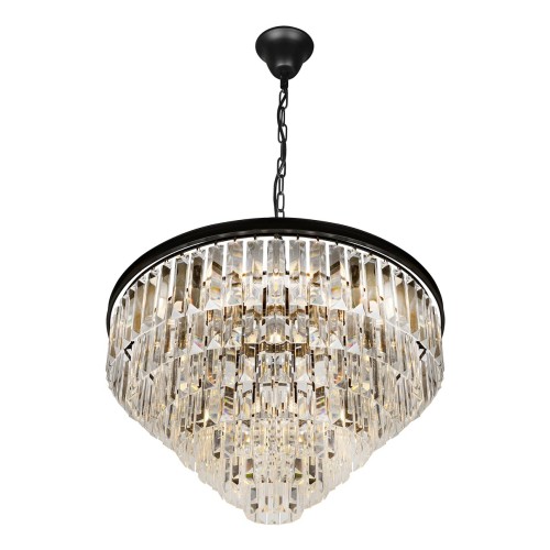 Подвесная люстра iLamp 6101-800 BK