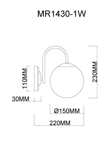 Бра MyFar MR1430-1W