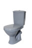 Унитаз-компакт Суперкомпакт А Стандарт, сиденье полипропилен, серый (44970130422)