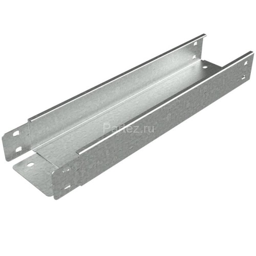 Лоток листовой неперфорированный 200х50 L3000 сталь 0.7мм "БЫСТРЫЙ МОНТАЖ" LN50-200-0.7-3000 КМ LO02