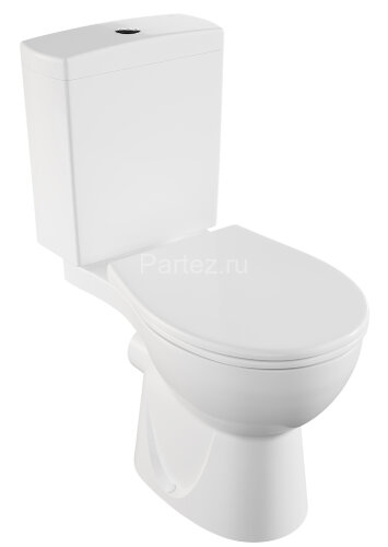 Унитаз-компакт напольный Vitra Norm Nord 360х670х805 сиденье дюропласт с микролифтом, белый (9845B09