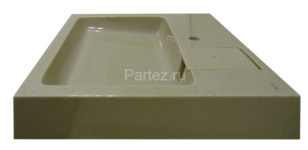 Раковина подвесная Azario Monako 600х600х85 литьевой мрамор, бежевая (CS00079880)