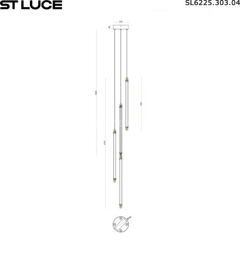 Подвесной светильник ST Luce SL6225.303.04