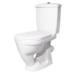 Унитаз-компакт Радуга Стандарт, тарельчатый, с сиденьем, белый (41901130032)