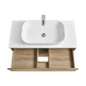Тумба под раковину Aquaton Либерти 100, 2 ящика, дуб эльвезия (1A279601LYC70)
