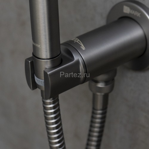 Смеситель Lemark Solo LM7171GM с гигиеническим душем, встраиваемый