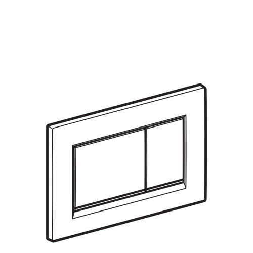 Кнопка смыва Geberit Sigma 30, двойной смыв, черный глянцевый (115.883.DW.1)