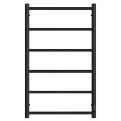 Полотенцесушитель электрический ДВИН J neo 80/50 1"-1/2" К диммер Чёрный матовый (4657763750640)