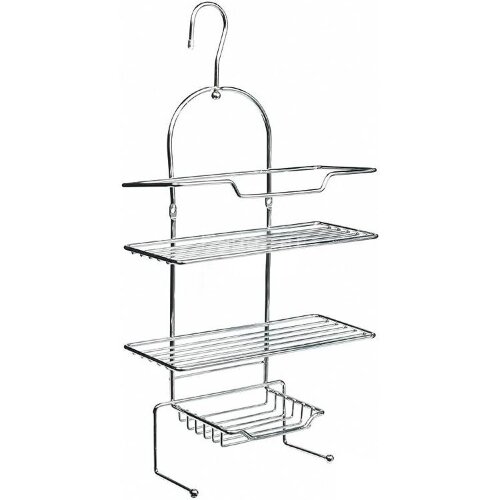 Полка прямоугольная Fixsen трехэтажная, хром (FX-870)