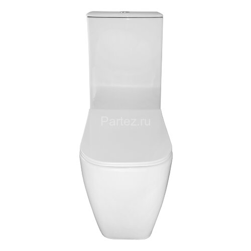 Унитаз-компакт Azario MIRADA S 385х620х920 напольный, безободковый в комплекте с бачком и сиденьем м