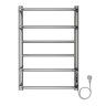 Полотенцесушитель электрический AZARIO MILAN 400/600 6 секций, диммер справа, хром (AZ90846)