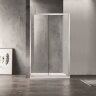 Душевое ограждение AZARIO 1200х800х2000, БЕЗ ПОДДОНА, прозрачное стекло 6 мм, открывание налево, цвет профиля серебро (AZ-ND1131 L 1200)