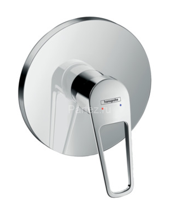 71365000 Novus Loop Однорычажный смеситель для душа, с рукояткой-петлей, скрытый монтаж, хром