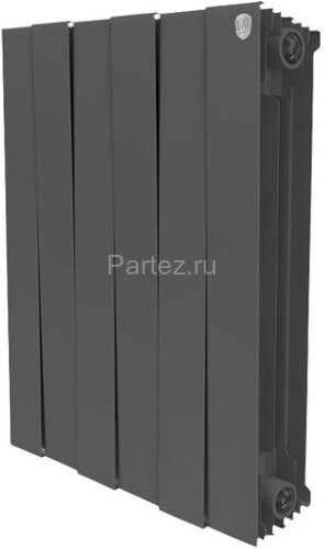 Биметаллический радиатор Royal Thermo PianoForte 500/100-4 (NoirSable)