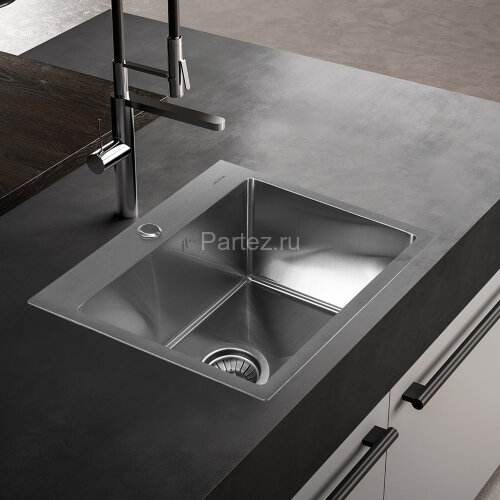 Мойка 5343 MELANA ProfLine 3,0/220 САТИН врезная прямоугольная D5343H