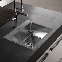 Мойка 5343 MELANA ProfLine 3,0/220 САТИН врезная прямоугольная D5343H