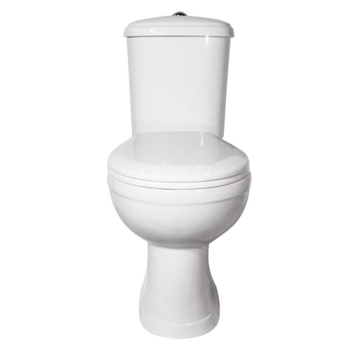 Унитаз-компакт Дора Комфорт горизонтальный выпуск, сиденье с микролифтом, белый (47301130406)