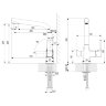 Смеситель Lemark Ursus LM7258BL для кухни с подключением к фильтру с питьевой водой