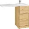Тумба под раковину Aquaton Лондри 40 без фасада, дуб Сантана (1A267001LH0C0)
