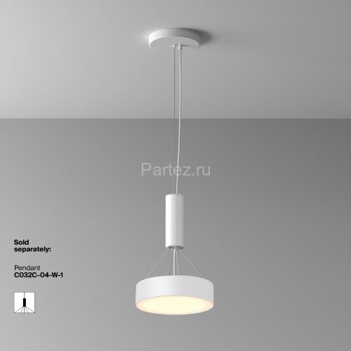 Потолочный светильник Maytoni C032CL-24W3K-RD-W