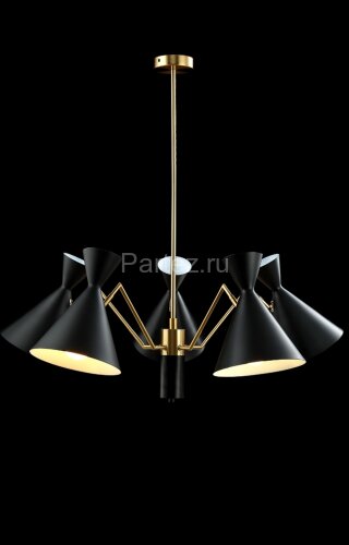 Потолочная люстра Crystal Lux JOVEN SP5 GOLD/BLACK