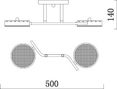 Потолочная люстра Escada 10273/2LED