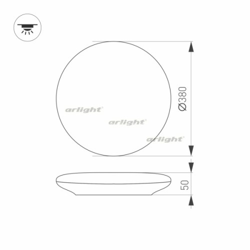 Настенно-потолочный светильник Arlight 030108