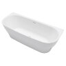 Ванна акриловая Azario OLEAN 1700x750x580 пристенная, в комплекте с сифоном и металлической рамой (O