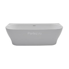Ванна акриловая Azario OLEAN 1700x750x580 пристенная, в комплекте с сифоном и металлической рамой (O