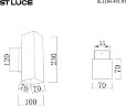 Настенный светильник ST Luce SL1194.401.01