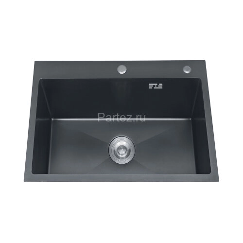 Кухонная мойка AZARIO SABRINA 500х500х200 нержавеющая сталь, цвет Оружейная сталь (AZB5050S)
